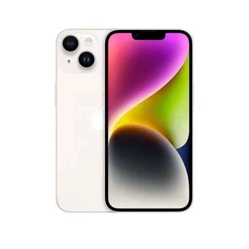  Смартфон iPhone 14 128Gb Starlight (Сияющая звезда)